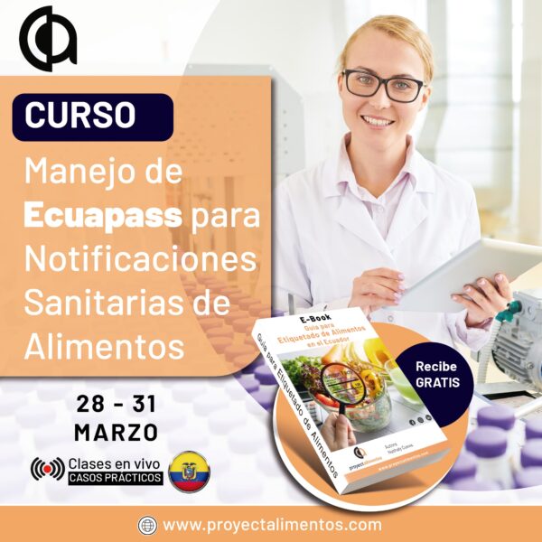 Curso Ecuapass Proyectalimentos Nathaly Cueva Notificaciones Sanitarias